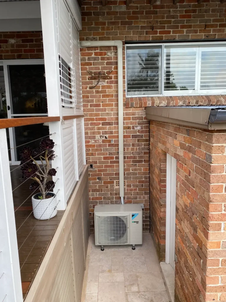 a new daikin split system install