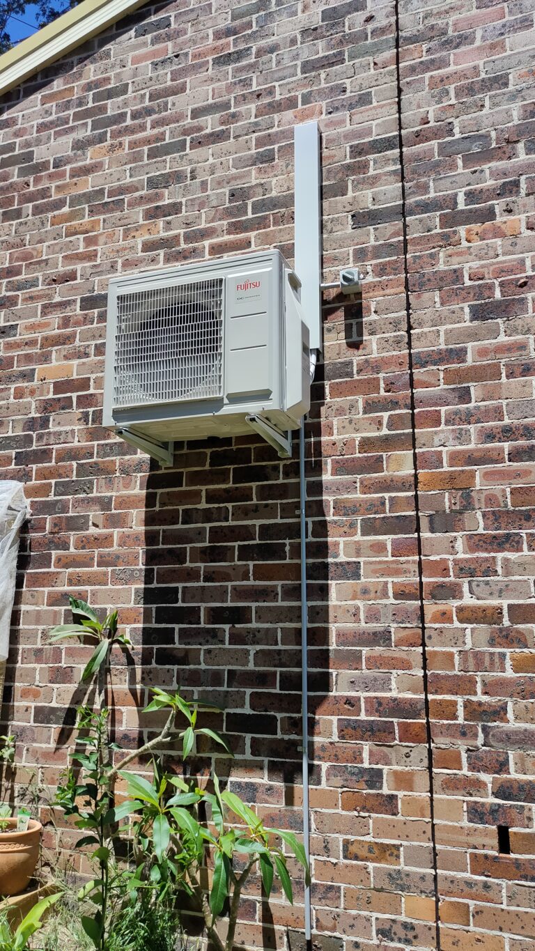 A Fujitsu high wall split system